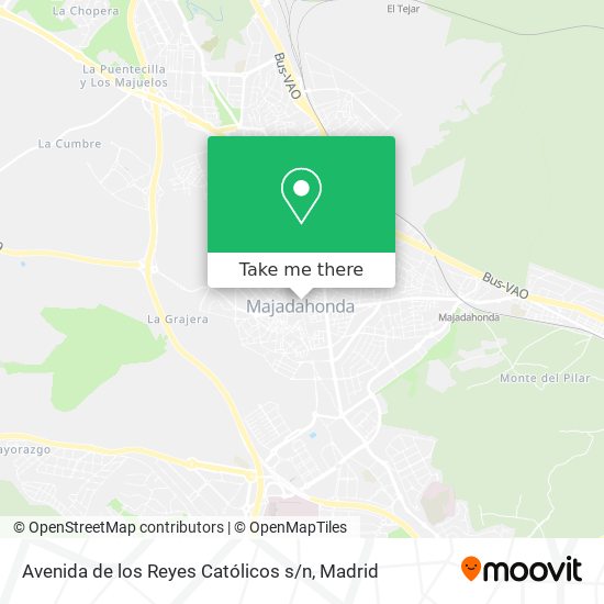 Avenida de los Reyes Católicos s / n map
