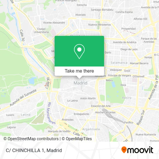 C/ CHINCHILLA 1 map