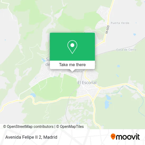 Avenida Felipe II 2 map