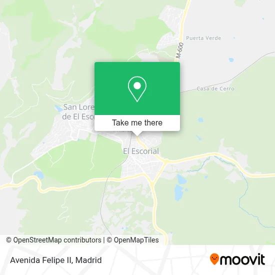 Avenida Felipe II map
