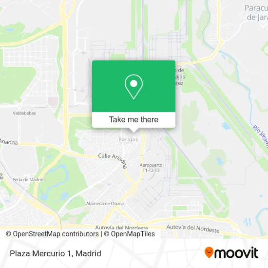 Plaza Mercurio 1 map