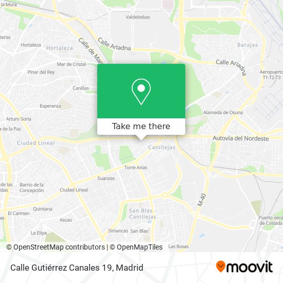 Calle Gutiérrez Canales 19 map