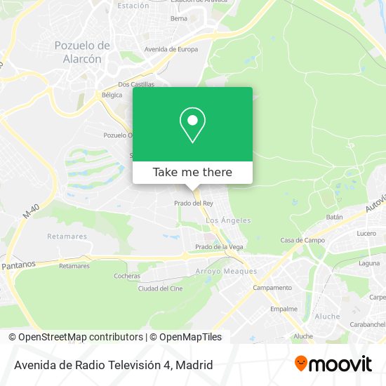 Avenida de Radio Televisión 4 map