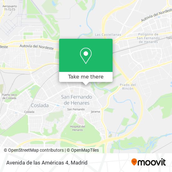 Avenida de las Américas 4 map
