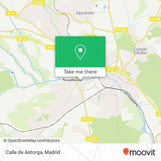 mapa Calle de Astorga