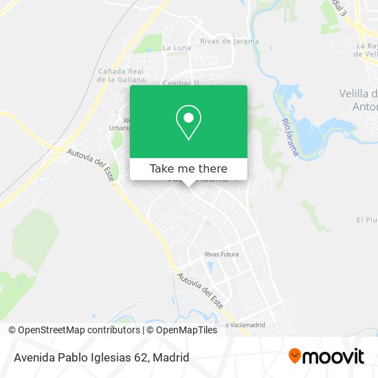 mapa Avenida Pablo Iglesias 62