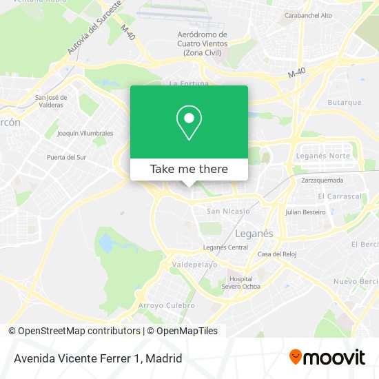 Avenida Vicente Ferrer 1 map