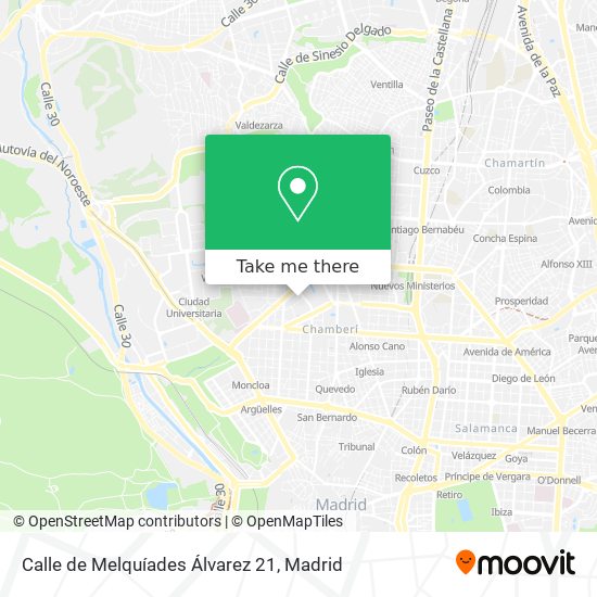 Calle de Melquíades Álvarez 21 map