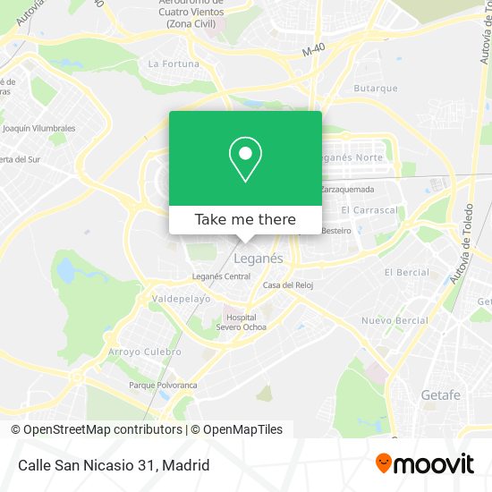 mapa Calle San Nicasio 31
