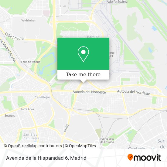 Avenida de la Hispanidad 6 map
