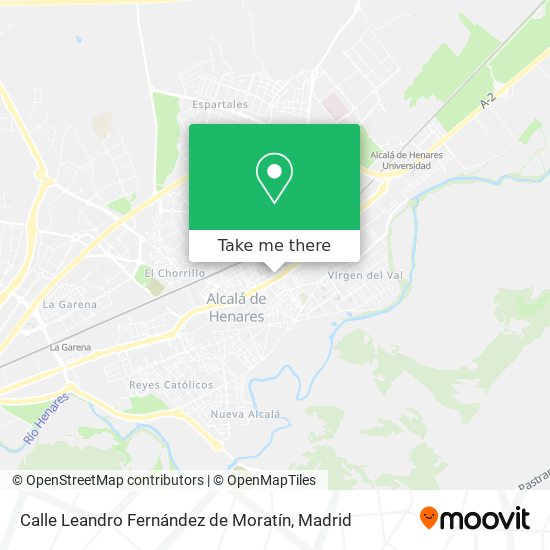 Calle Leandro Fernández de Moratín map