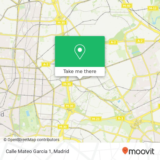 mapa Calle Mateo García 1