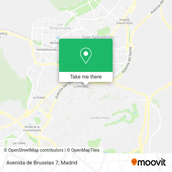 Avenida de Bruselas 7 map