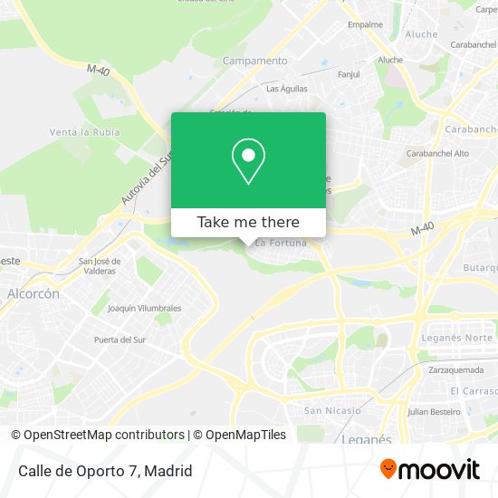 mapa Calle de Oporto 7
