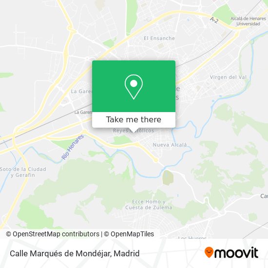 Calle Marqués de Mondéjar map