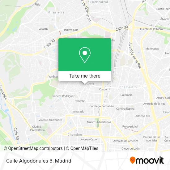 Calle Algodonales 3 map