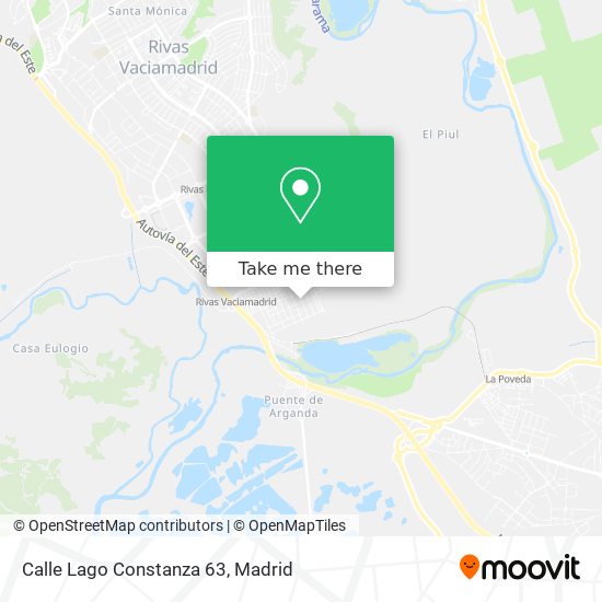 Calle Lago Constanza 63 map