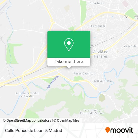 Calle Ponce de León 9 map