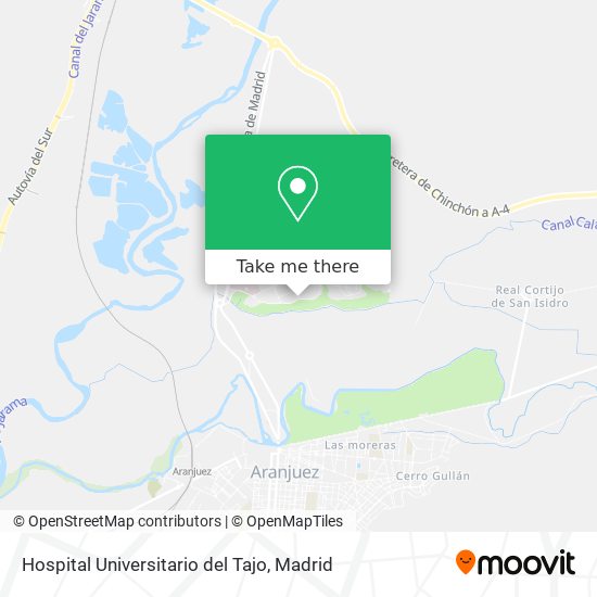 Hospital Universitario del Tajo map
