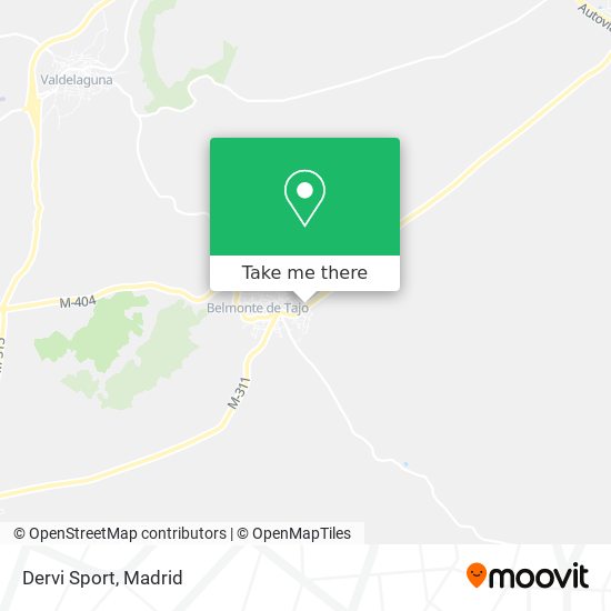 Dervi Sport map