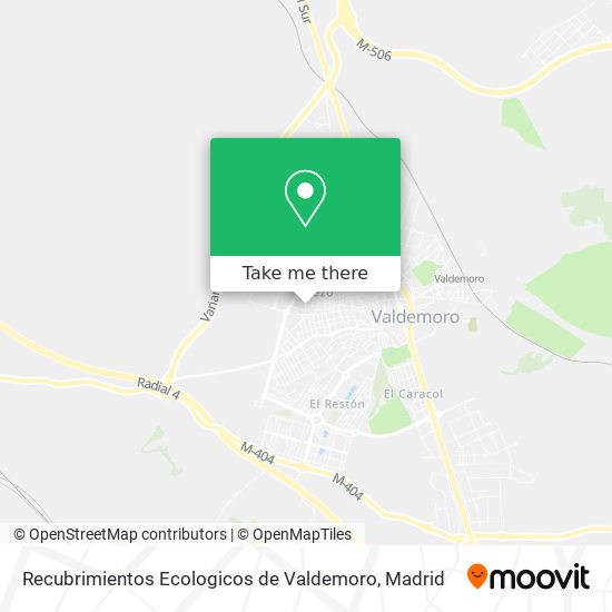 Recubrimientos Ecologicos de Valdemoro map