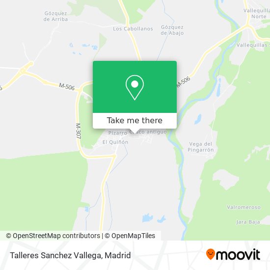 Talleres Sanchez Vallega map