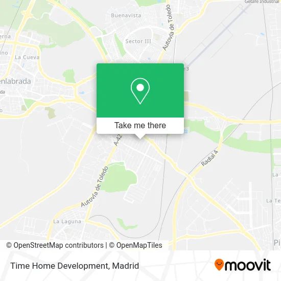 Time Home Development map
