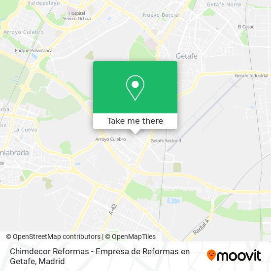 Chimdecor Reformas - Empresa de Reformas en Getafe map