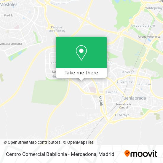 Centro Comercial Babilonia - Mercadona map