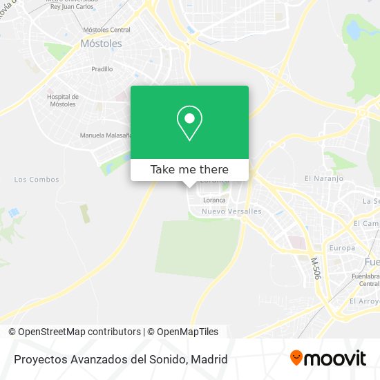 Proyectos Avanzados del Sonido map