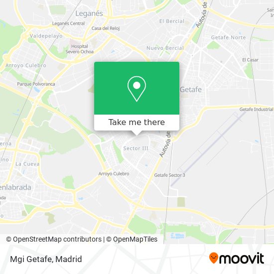 Mgi Getafe map