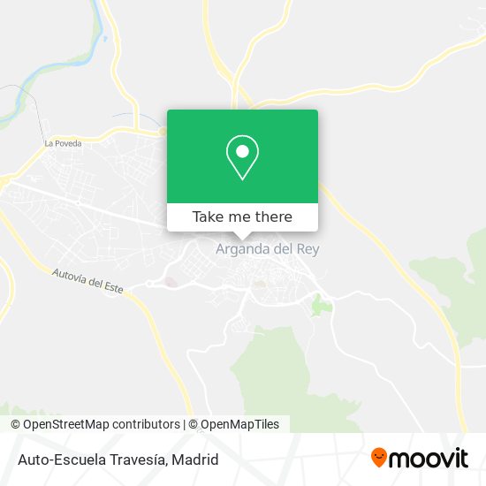 Auto-Escuela Travesía map