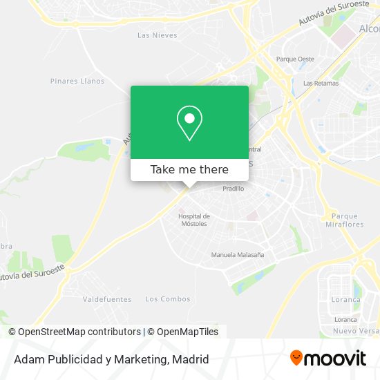 Adam Publicidad y Marketing map