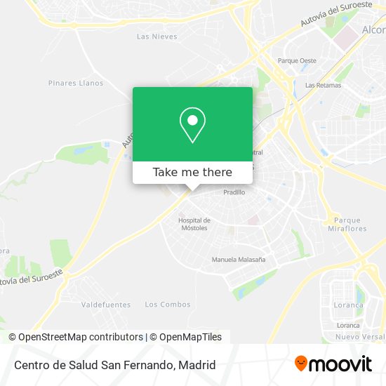 Centro de Salud San Fernando map