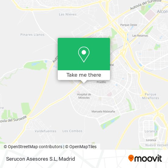 Serucon Asesores S.L map