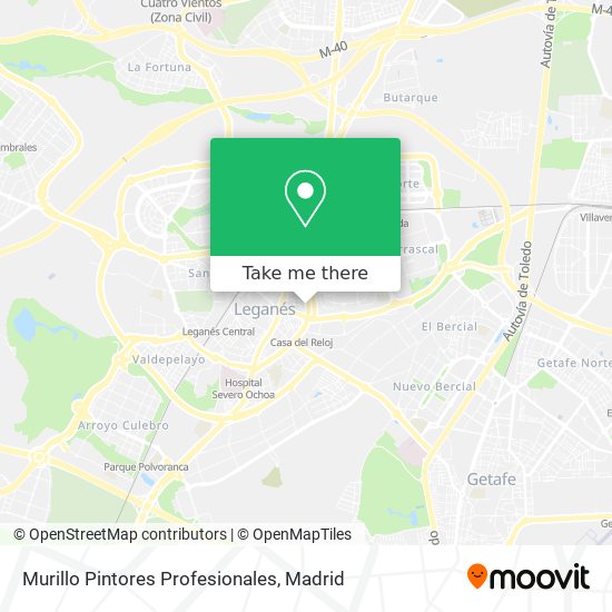 Murillo Pintores Profesionales map