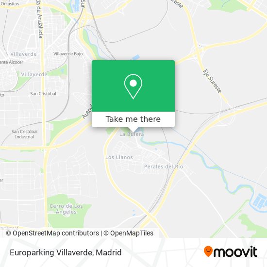 Europarking Villaverde map