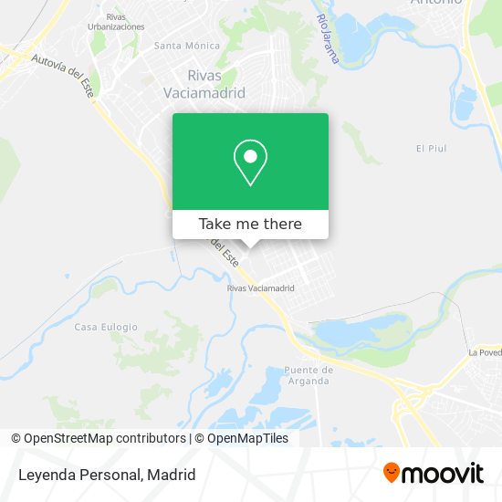 Leyenda Personal map
