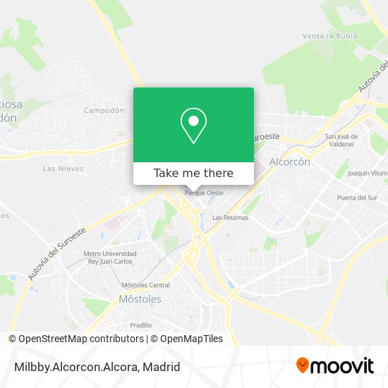 Milbby.Alcorcon.Alcora map