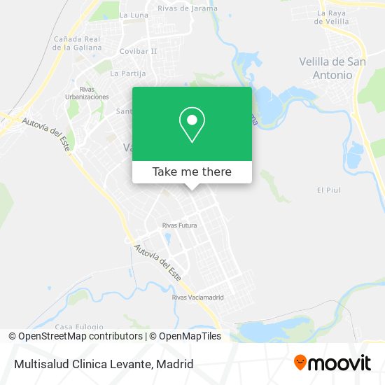 Multisalud Clinica Levante map