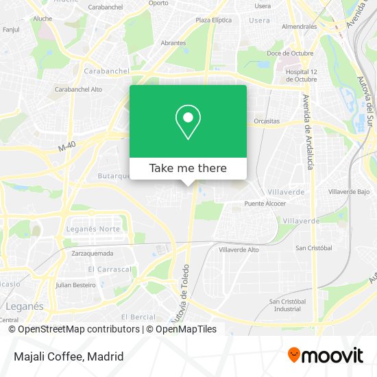 Majali Coffee map