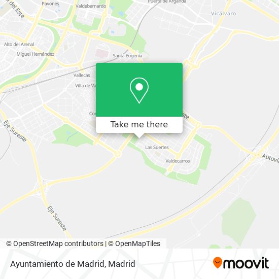 mapa Ayuntamiento de Madrid