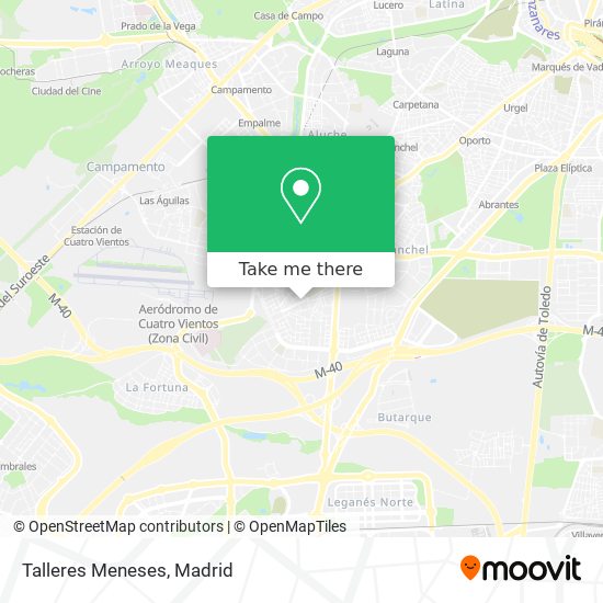 Talleres Meneses map