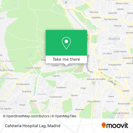 mapa Cafeteria Hospital Lag