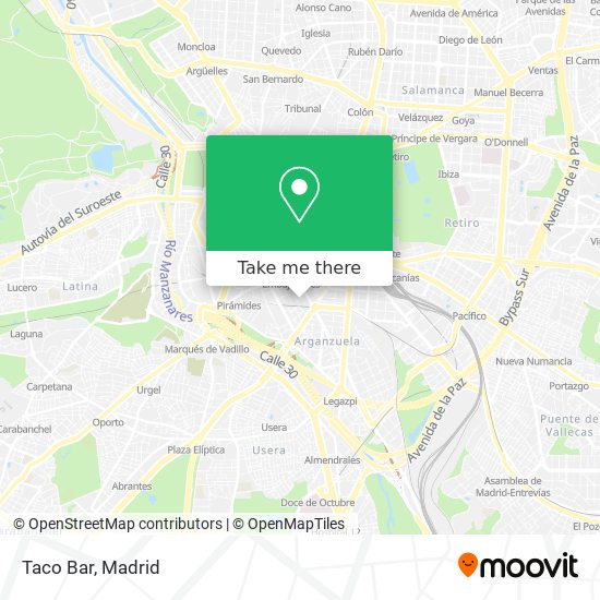 mapa Taco Bar