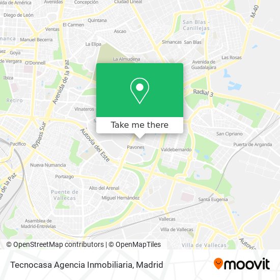 Tecnocasa Agencia Inmobiliaria map