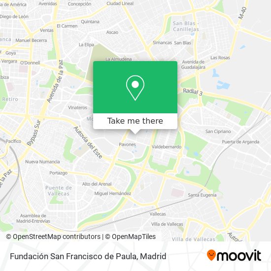 Fundación San Francisco de Paula map