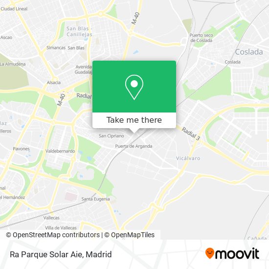 mapa Ra Parque Solar Aie