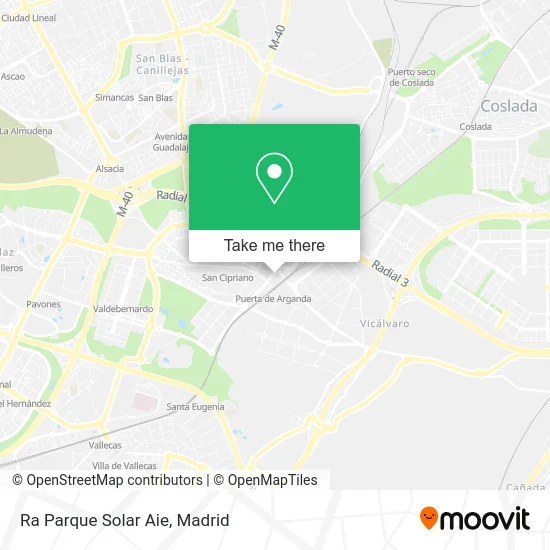 Ra Parque Solar Aie map