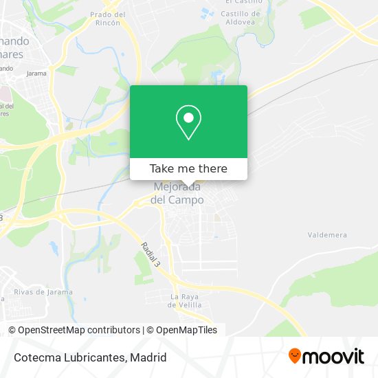 Cotecma Lubricantes map